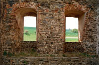 Gotická okna hradu