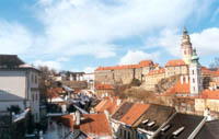 Český Krumlov v zimě