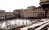 náměstí v Sieně, Toskánsko