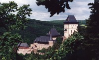 Karlštejn - pohled z hřebenu