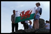 Walesane na vrcholu Snowdonu