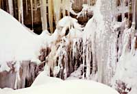 Zamrzlý vodopád Jedlová