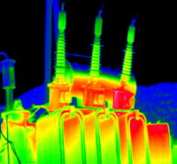 Obr. 2: Vlastní tepelné záření transformátoru, © Horizon Energy Systems