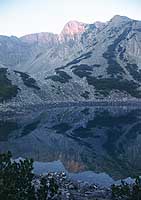 Sinivrašské ezero při východu