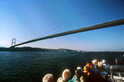 Druhý most přes Bospor, evropská část Istanbulu