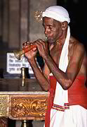 Hudebník v chrámu Zubu