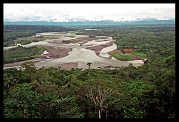 Meandr řeky Río Bobonaza