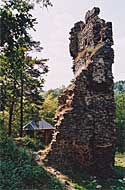 Zlenice - ruiny věže