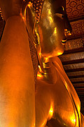 Ležící Buddha v chrámu Wat Po
