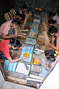 Výroba bambusového papíru