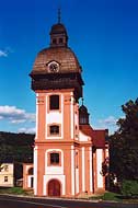 Valeč - kostel sv. Jana Nepomuckého