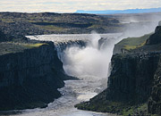 ... a z téhož místa ohniskem 300 mm - vodopád Detifoss.