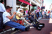 Hudebníci na Grafton Street