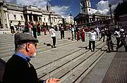 Vystoupení dětské skupiny na Trafalgar Square