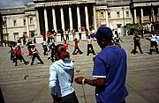 Vystoupení dětské skupiny na Trafalgar Square