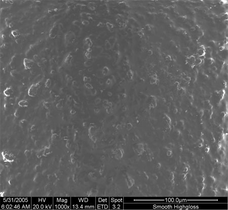 Obr. 8: SEM snímek vrstvy typu microporous
