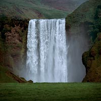 Vodopád Skógafoss - Island