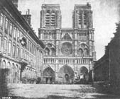 Pozitivní kopie katedrály Notre Dame, Paříž 1843