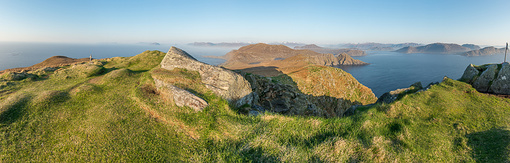 Výhled na ostrov ze severní strany