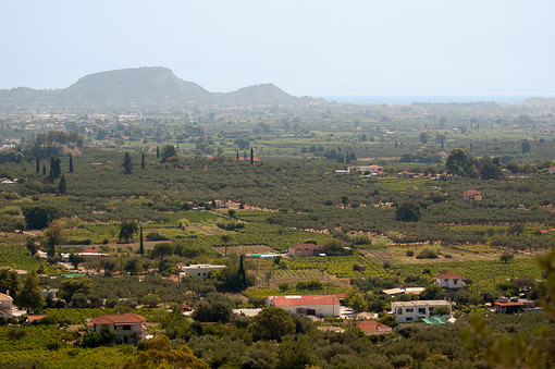 Odstranění vzdušného oparu (Zakynthos, Řecko) Bez filtru