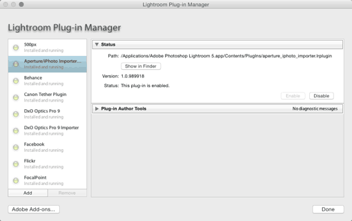Plug-in Manager