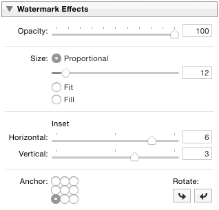 Paleta Watermark Effects