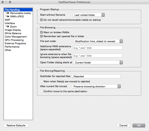 Sekce File Handling