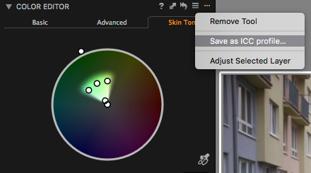 Uložení úprav v Color Editoru do ICC profilu