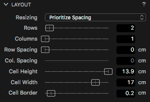 Nástroj Layout