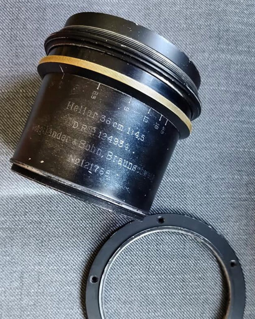 360mm f4.5 (Dynar hliníková verze, 1913)
