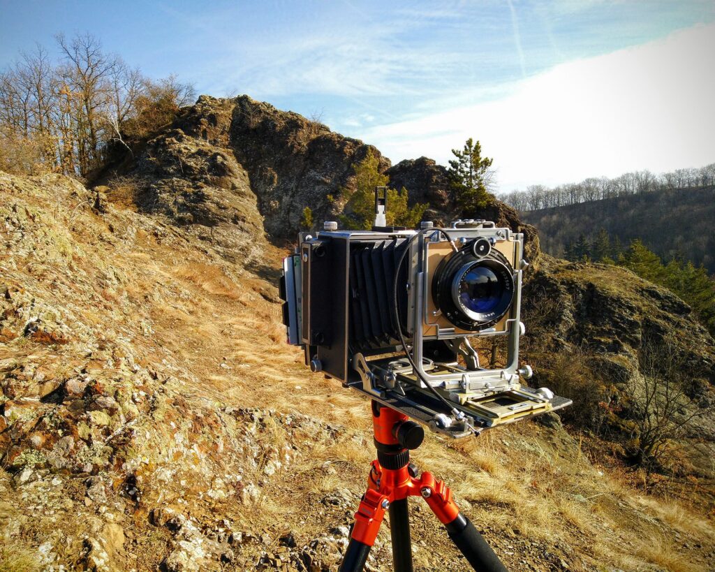 S objektivem Meopta Belar 210mm f4.5