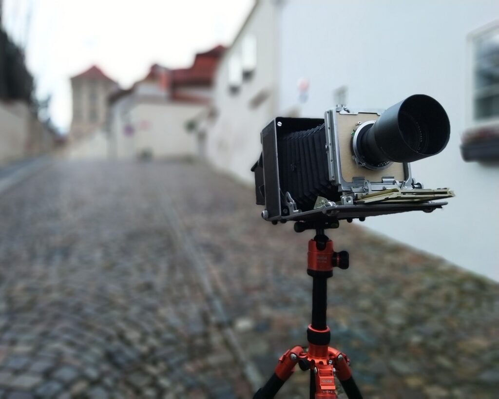 S objektivem SK Tele-Arton 270mm f5.5