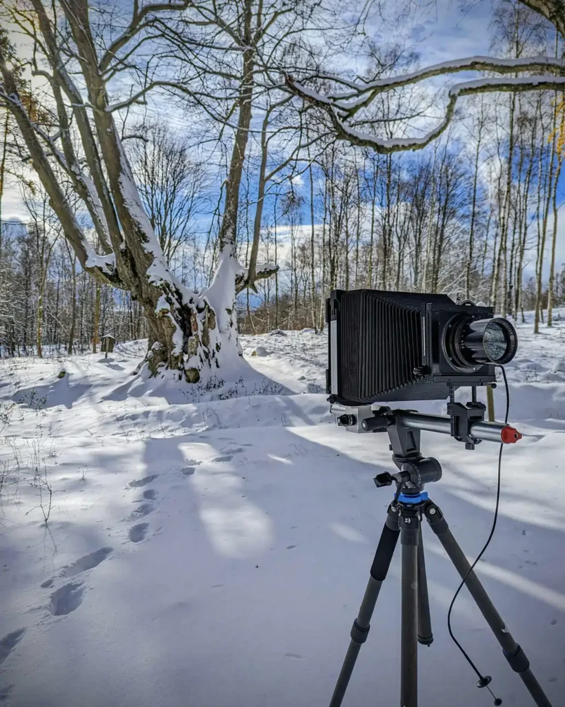 ...a zimních závějích