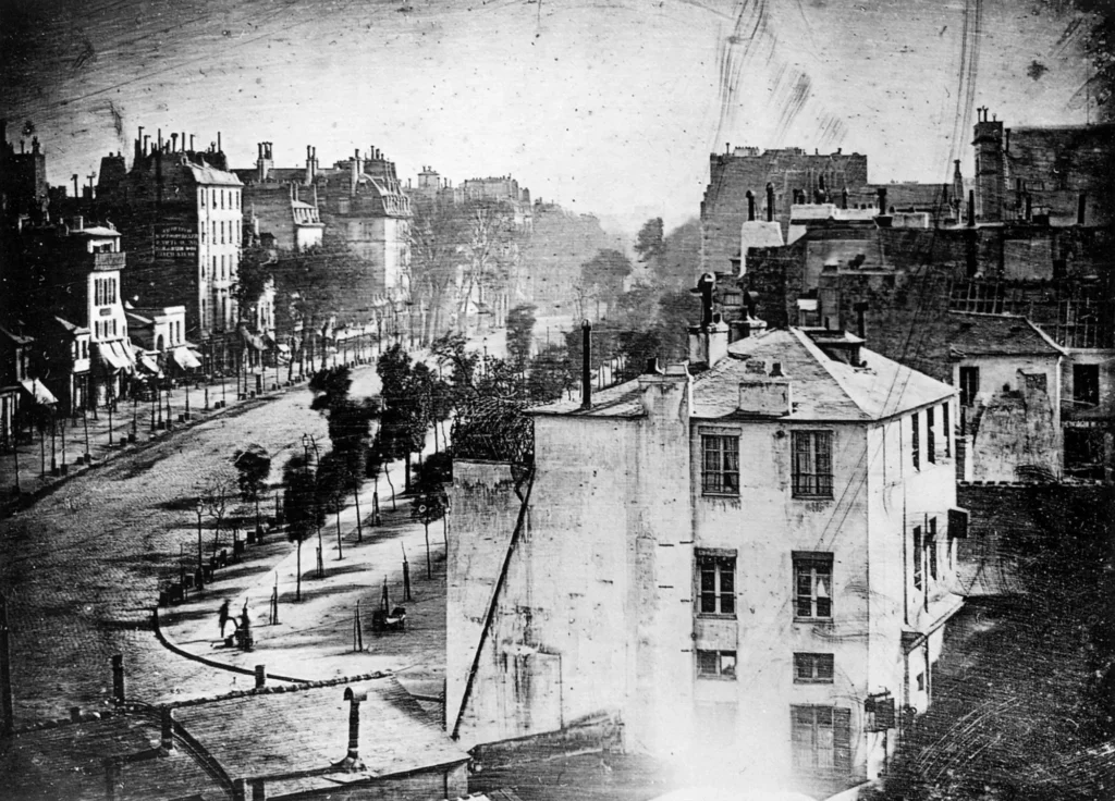 Boulevard du Temple — Louis Daguerre (1838)
