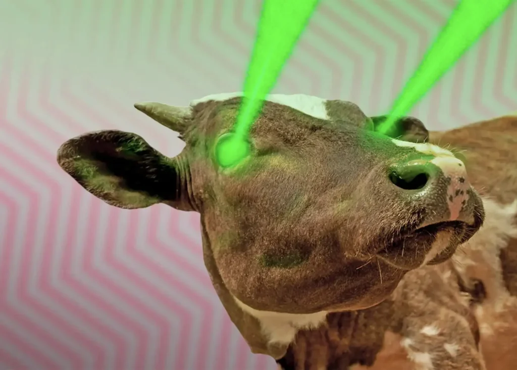 Ukázka chromatické aberace v pozadí