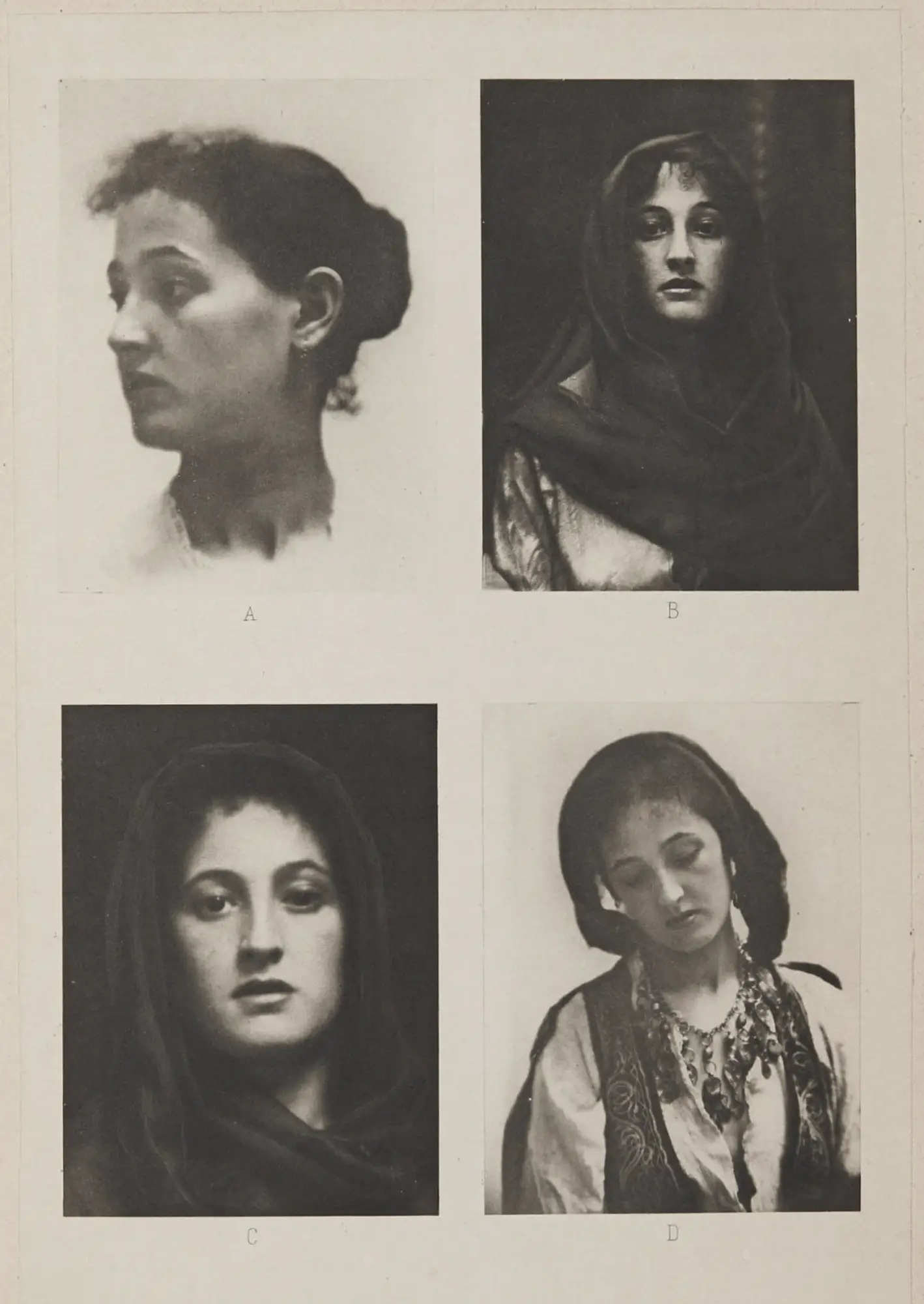 A, B, C, D